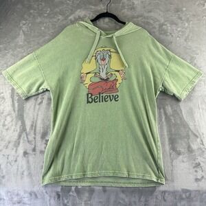 Disney Parks Forever Hoodie Women's M Green Rafiki "Believe" Lion King